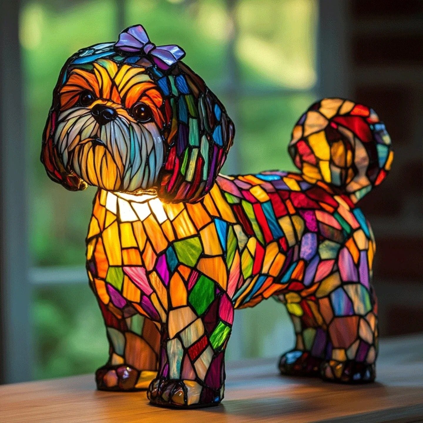 Resin Statue LED Light Ornament