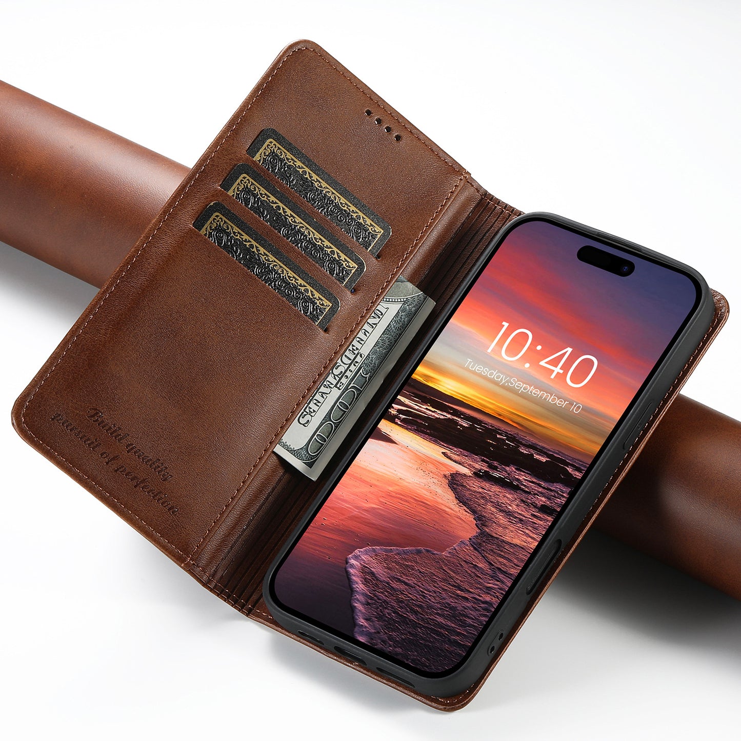 Samsung Galaxy Leather Magnetic Phone Case