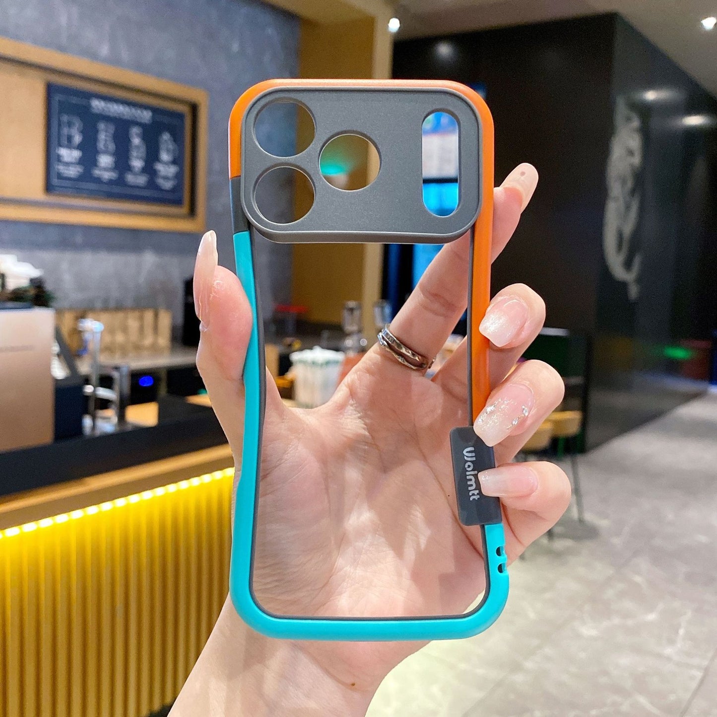 Dual-color border phone case