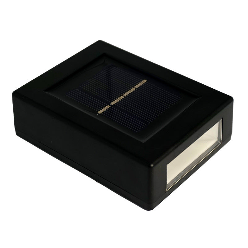 Solar-powered wall light