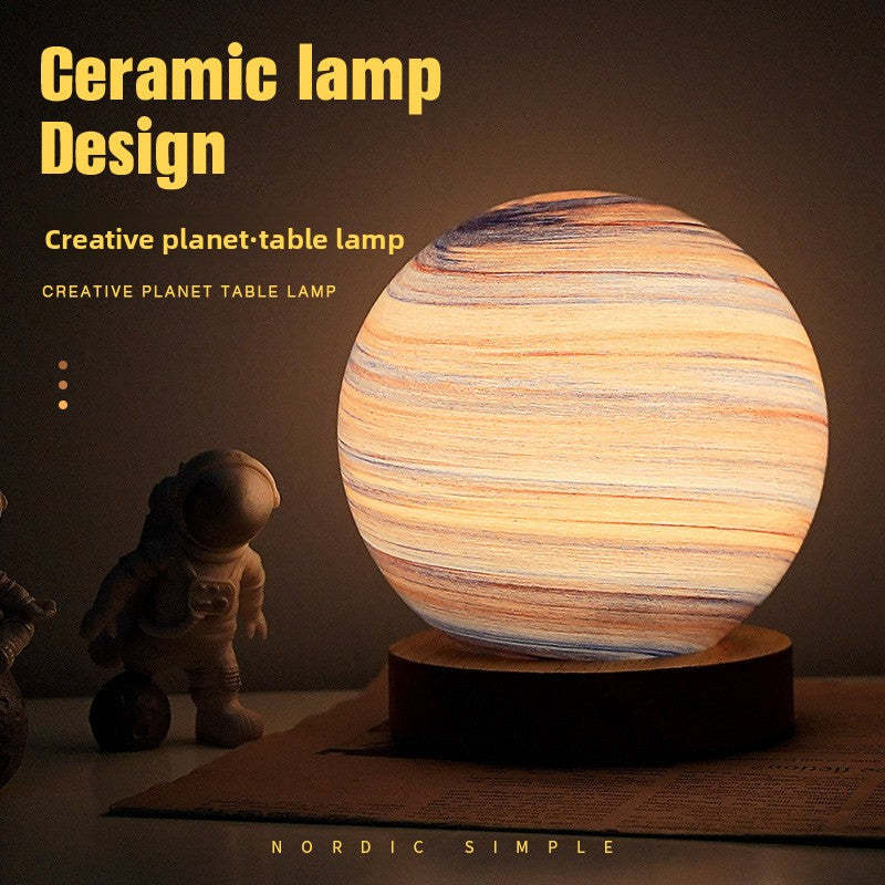 Nordic Planet Table Lamp with USB Power